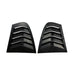 Bagrude black lameller cover pair for BMW F30 2016-2019 with louvered slats