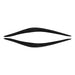 Matte black eye shadow eyebrow covers for BMW F22 F23 F87 2014-2020