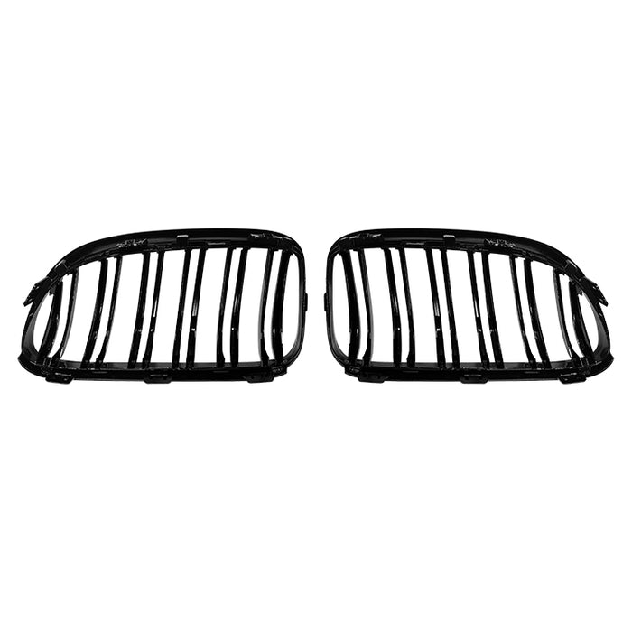 Nyrer Sæt – Front Dobbelt Gitter Grill til BMW E92 Coupé (2010–2013) – Blank Sort