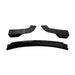 Black plastic diffuser and side bagsplitter kit for BMW X5 F15 M-Package 2014-2018