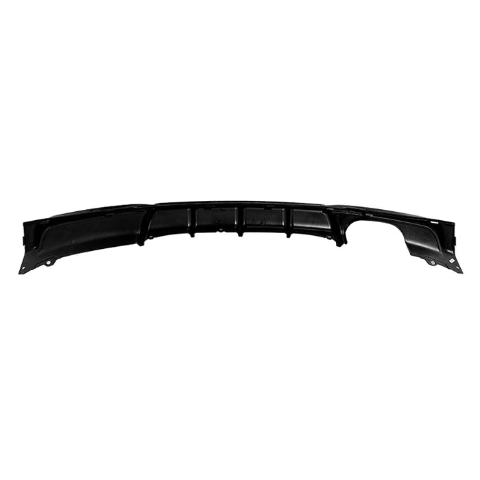 Bagdiffuser til BMW 3-serie F30 (2012–2019) – M-Performance Look – Enkeltsidet dobbeltudstødning – Blank Sort