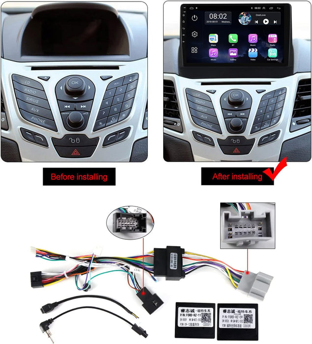 9'' FORD FIESTA 2009-2017 ANDROID MULTIMEDIA SYSTEM