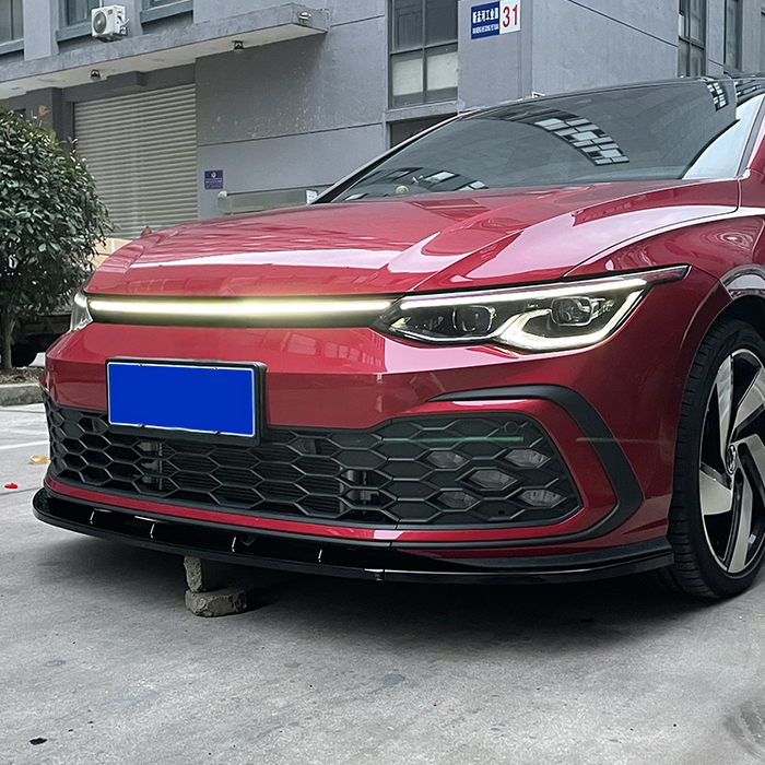 Frontsplitter til Golf 8 GTI blank sort