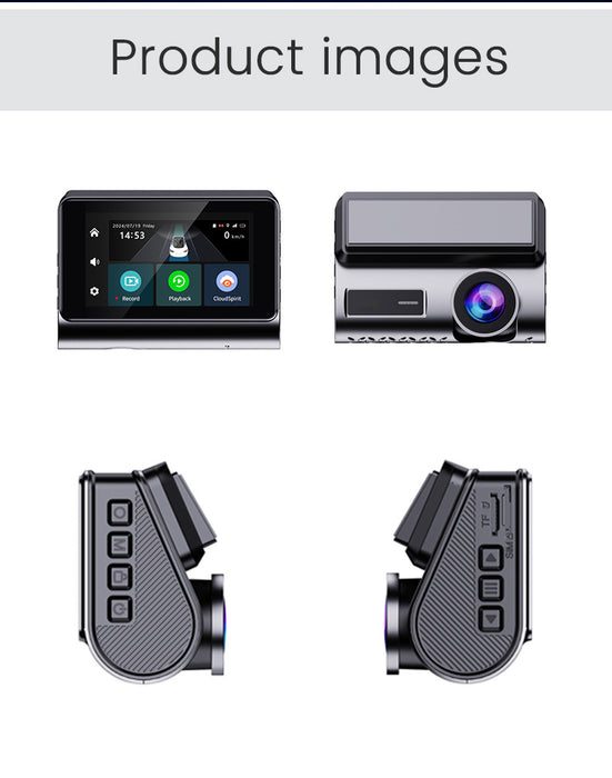 Dual Dashkamera Sæt Pro 4G - 2K Front & 1080P Bagkamera