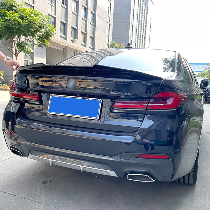 PSM Style Bagspoiler trunk spoiler for black BMW 5-Series G30 2018-2020