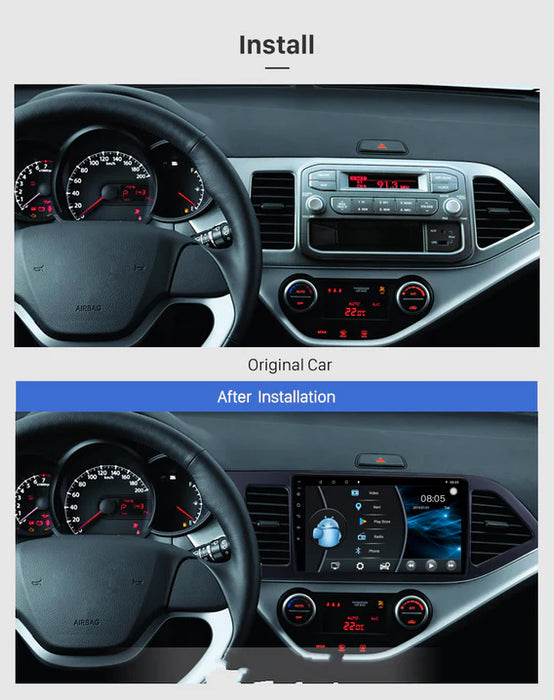 9'' Kia picanto Android radio