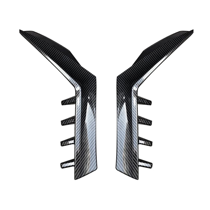 Side vinge (Blade Style) til VW Golf 8 (R-Line/GTI) blank sort