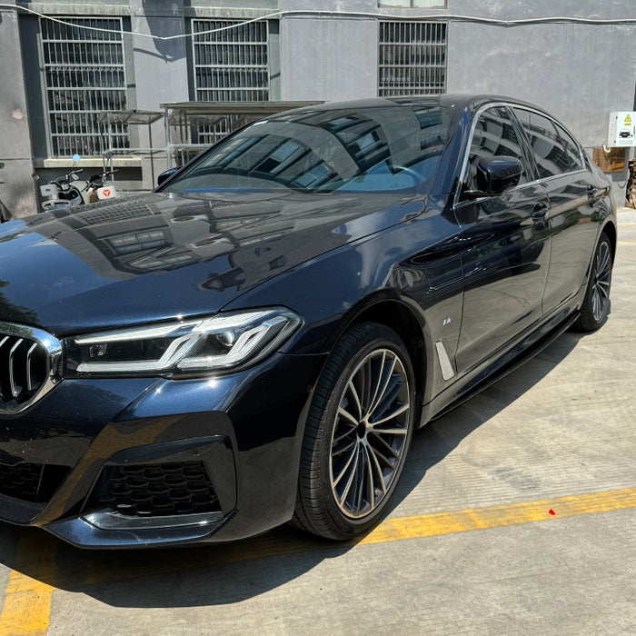 Sideskørter til BMW 5-Serie G30 Sport (2020-2023) - Blank Sort