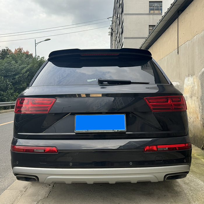 Bag spoiler til Audi Q7 4M blank sort