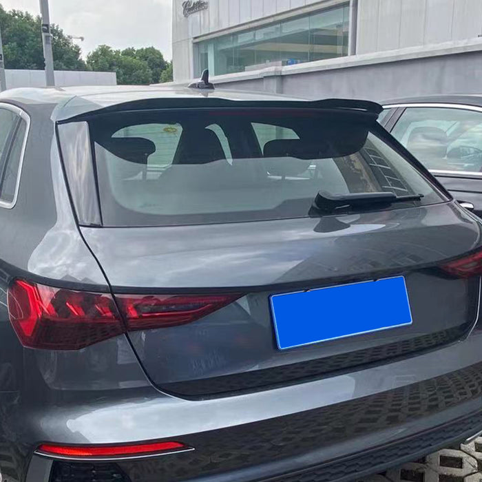 Bagspoiler til Audi A3 8Y Hatchback (2020-) Max Style - Blank Sort