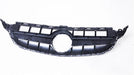 AMG E63-Style black frontgrill Mercedes W205 C-Klasse 2014-2018 replacement with aggressive multi-slat design