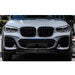 BMW X5 G01 black double kidney grill front bumper replacement set with vertical mesh design