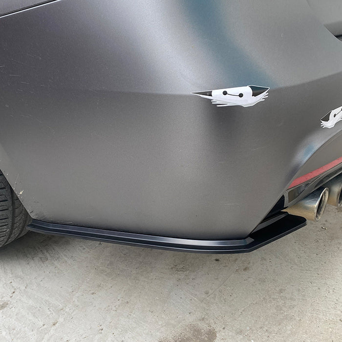 Bagsidesplitter til BMW 3-serie F30 (2012–2018) – Blank Sort