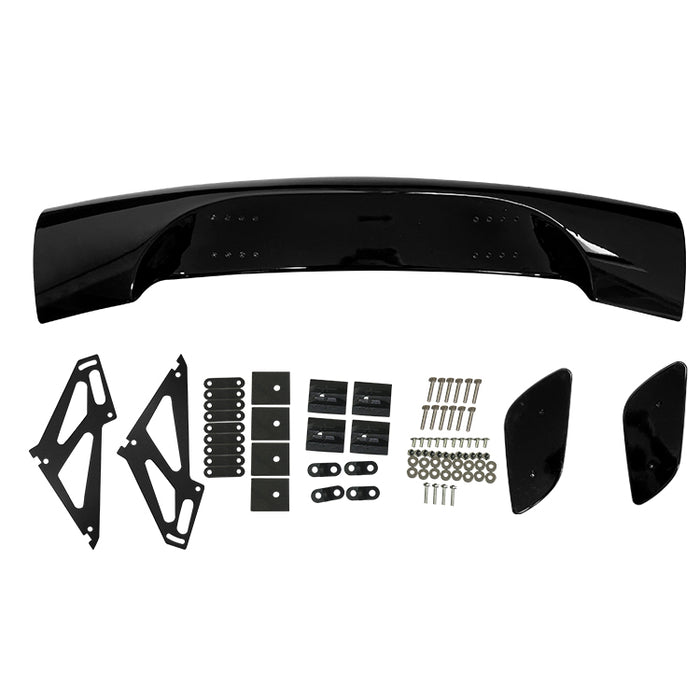 Bag spoiler til Sedan/Coupe blank sort (Universal)