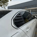 Bagrude Lameller Cover black installed on white BMW G20 rear window with horizontal slats