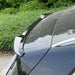 Gloss black roof spoiler for BMW X3 G01 2021-2024 with white end caps
