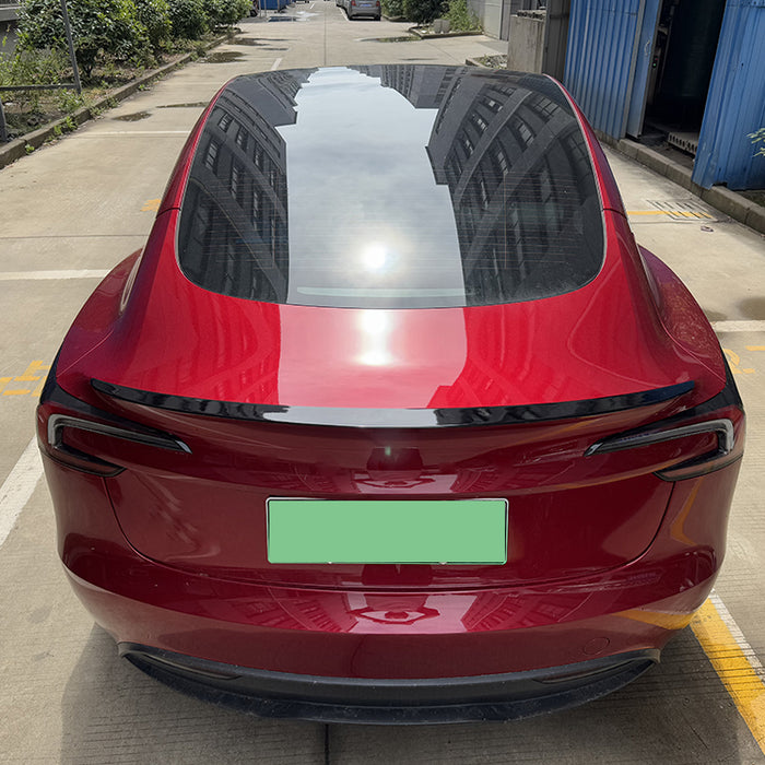 Bagspoiler til Tesla Model 3 (2023+) - Blank Sort