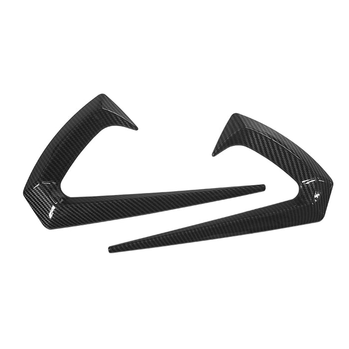 Aero Style Sidekamera-dekoration til Tesla Model Y – Blank Sort