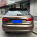 Black roof spoiler bagspoiler installed on brown Audi Q3 2012-2018