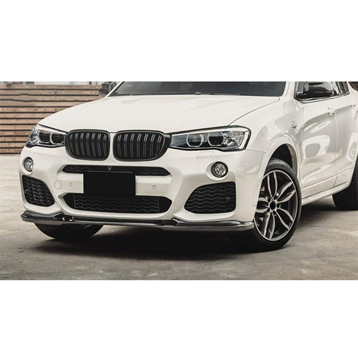 Black Nyrer Sæt front double grid kidney grille for BMW X3 F25 2011-2017