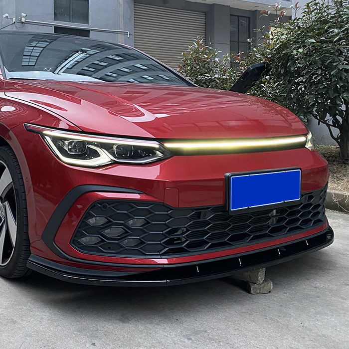 Frontsplitter til Golf 8 GTI blank sort