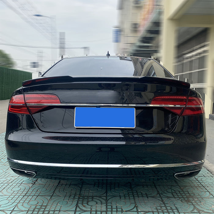 Bag Spoiler til Audi A8 D4 2010-2017 blank sort