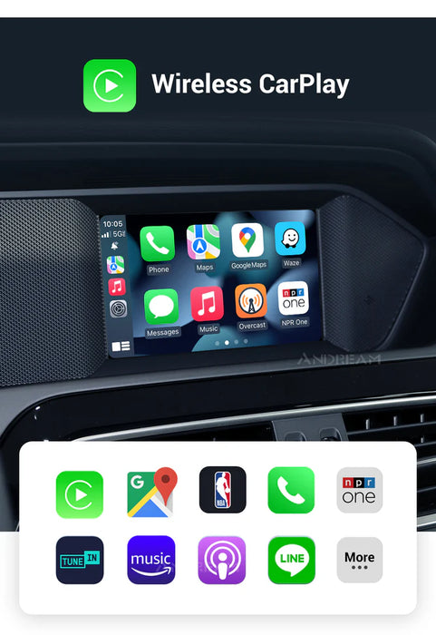 Trådlös Apple Carplay &amp; Android Auto för NTG 4.5