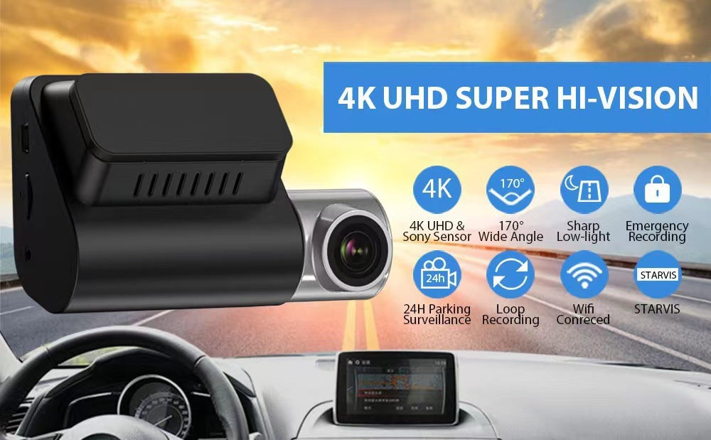 Dual Dashkamera Sæt Ultra - 4K Front & 1080P bagkamera