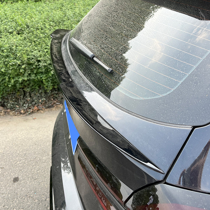 Gloss black mid spoiler for BMW X3 G01 2021-2024 aerodynamic rear bumper