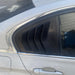 Bagrude black lameller sun shade cover on BMW F30 rear window