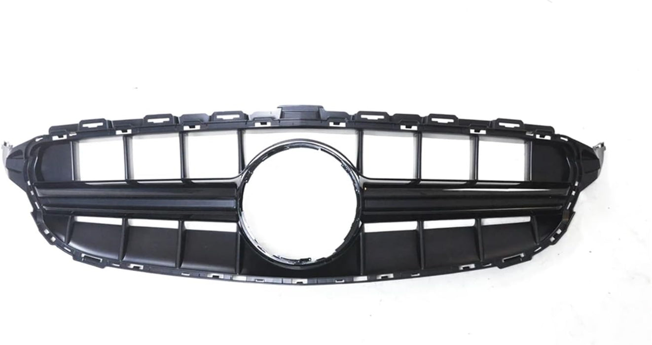 Black AMG E63 style front grille for Mercedes W205 C-Class 2014-2018