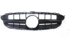 Black AMG E63 style front grille for Mercedes W205 C-Class 2014-2018