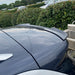Blank black bagspoiler roof spoiler installed on Volkswagen ID.6 2021+ SUV