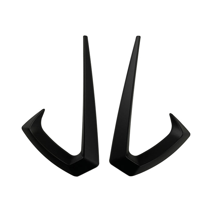 Aero Style Sidekamera-dekoration til Tesla Model Y – Blank Sort