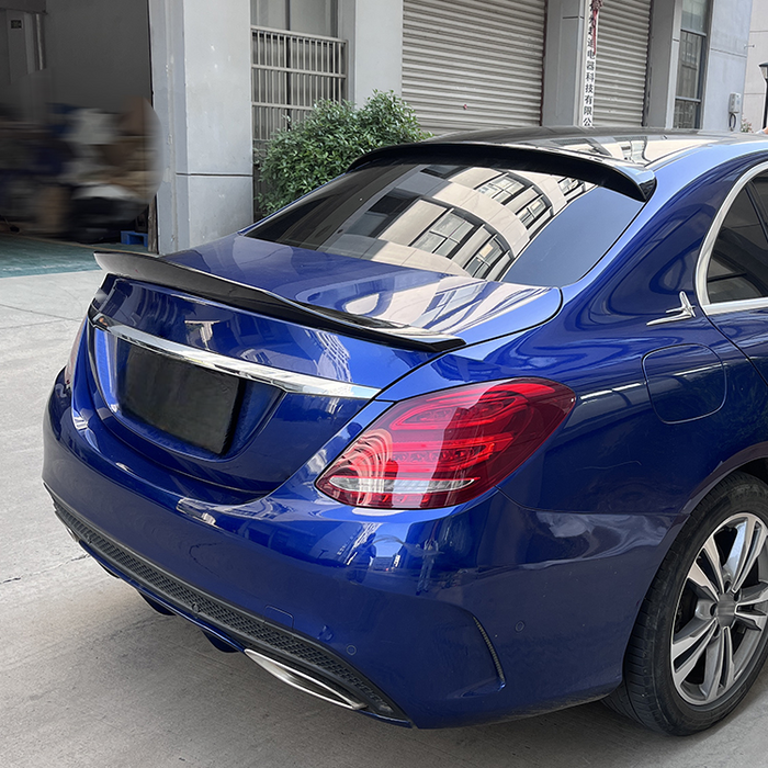 Bag spoiler til Mercedes-Benz C-klasse W205 (2014–2019) PSM Style blank sort