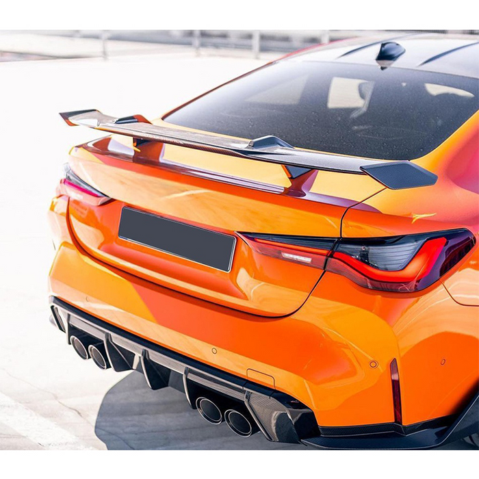 Bag spoiler til Sedan blank sort (Universal)