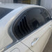 Bagrude Lameller Cover black horizontal louver shades on BMW F30 rear quarter window