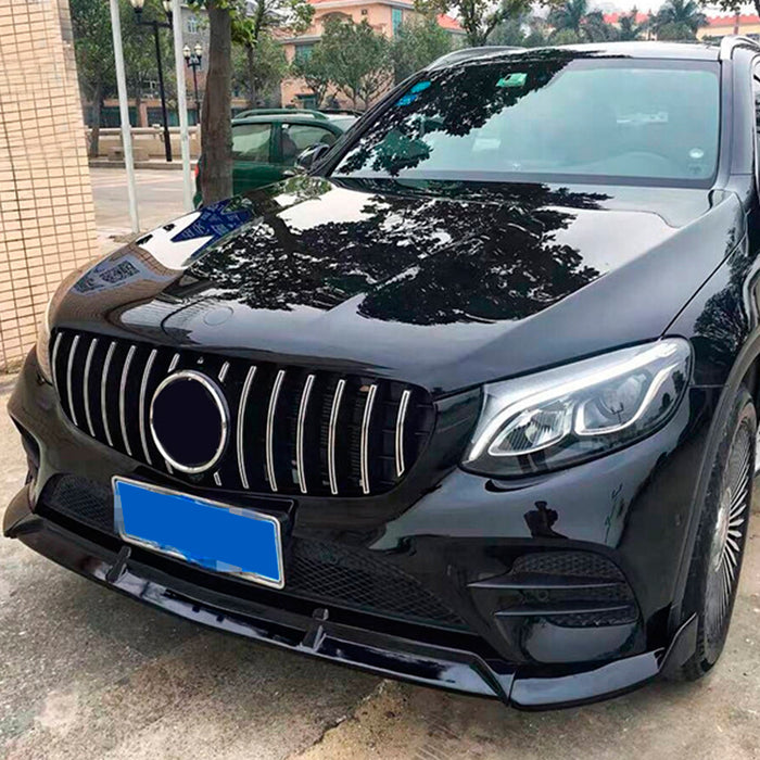 Front splitter til Mercedes-benz GLC-klasse X253 2016-2019 blank sort