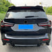 Gloss black mid spoiler for BMW X3 G01 2021-2024 rear bumper trim replacement