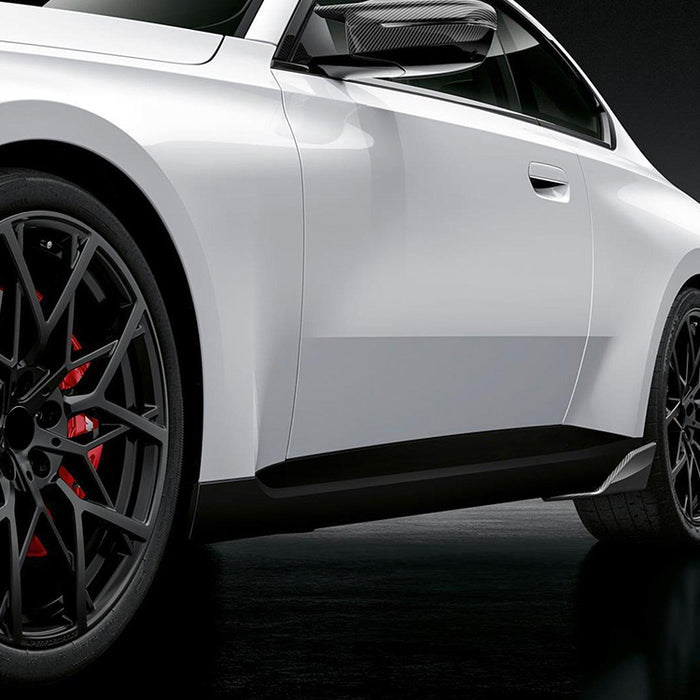 Sideskørter til BMW 2-Serie G42 Coupe (2022-) - Blank Sort
