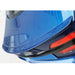 Black Bagspoiler rear spoiler for Jaguar XF 2013-2015 with aerodynamic design and reflectors