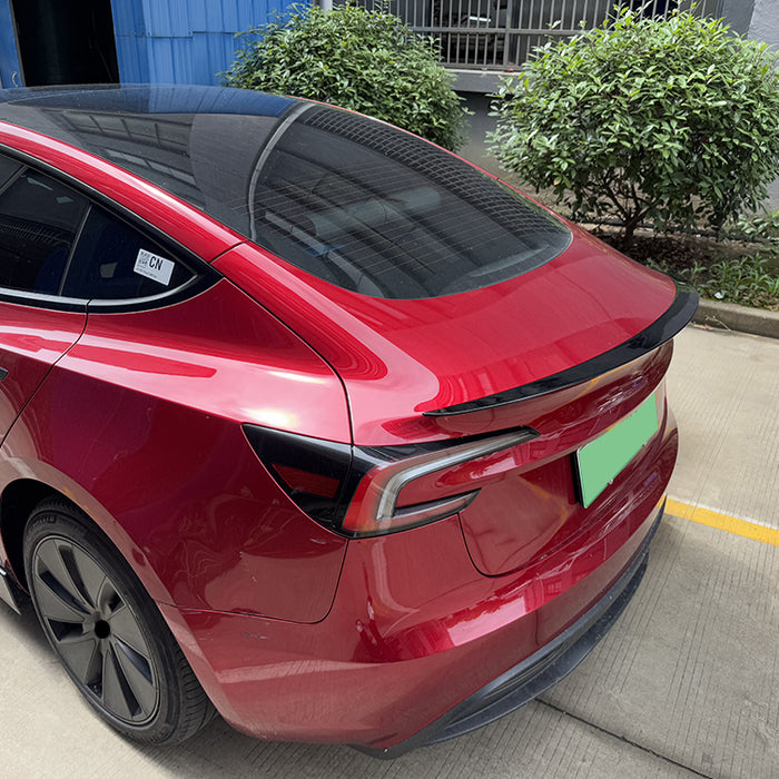 Bagspoiler til Tesla Model 3 (2023+) - Blank Sort