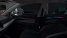 Volkswagen Golf 8 Ambient Lys Pakke blue and purple LED ambient lighting on door and dashboard interior