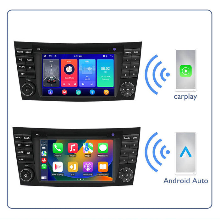 7'' Mercedes CLK/CLS/E/G W209 W211 W219 W463 Android radio