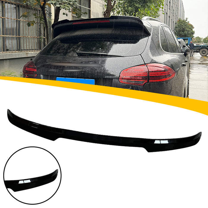 Bag spoiler til Porsche Cayenne 2015-2017 Style blank sort