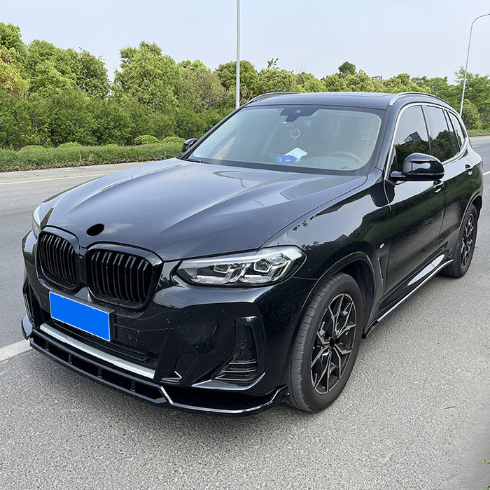 Frontsplitter til BMW X3 G01 LCI M Sport (2022-) - Blank Sort