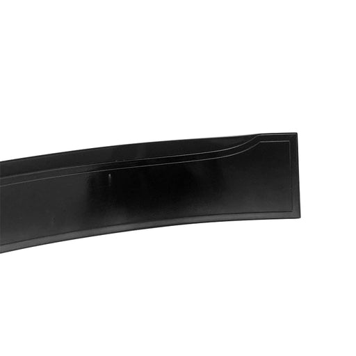 Black spoiler for Mercedes W212 2009-2016 with elegant curved aerodynamic design