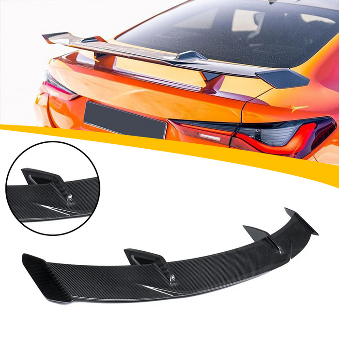 Bag spoiler til Sedan blank sort (Universal)