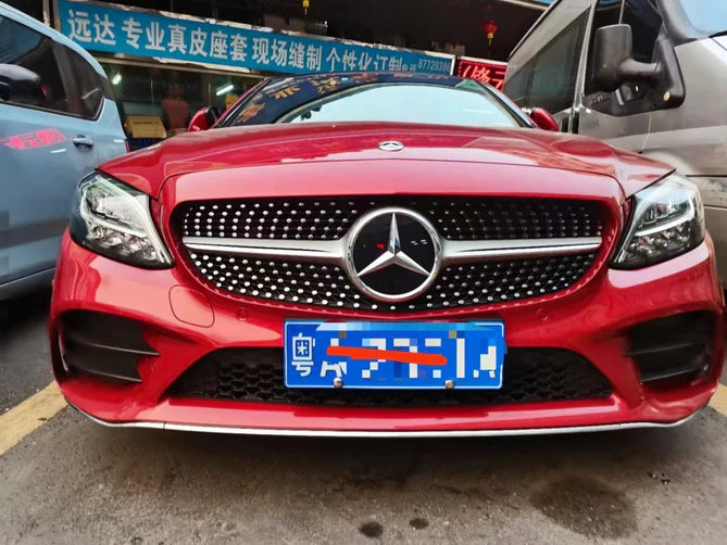 Mercedes C-klasse W205 Diamant grill