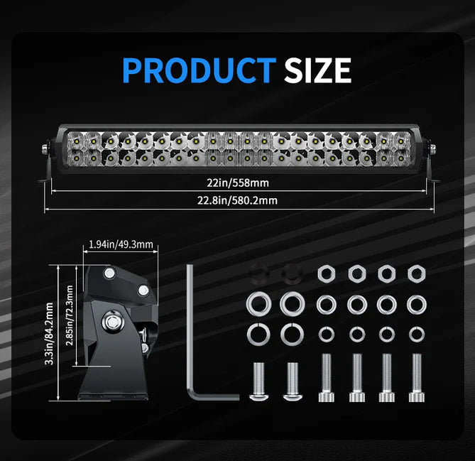 20'' Led bar dual row